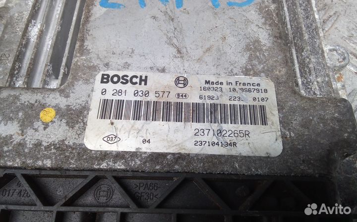 Б/У Б/У Блок управления двс 0281030577 opel