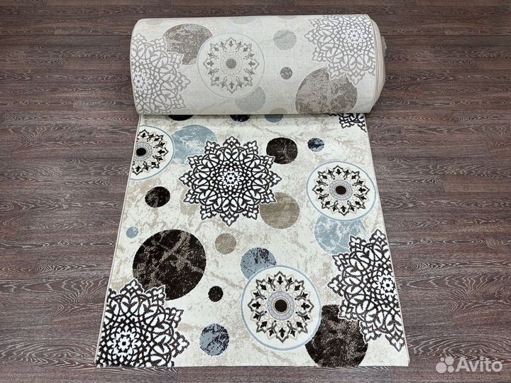 Ковер, ковровая дорожка 1.5м бежевая