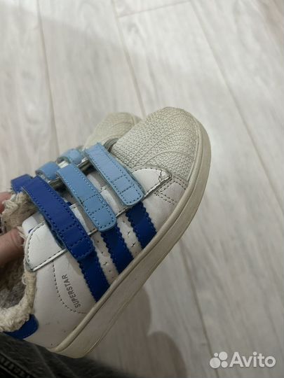 Утепленные кеды adidas superstar оригинал