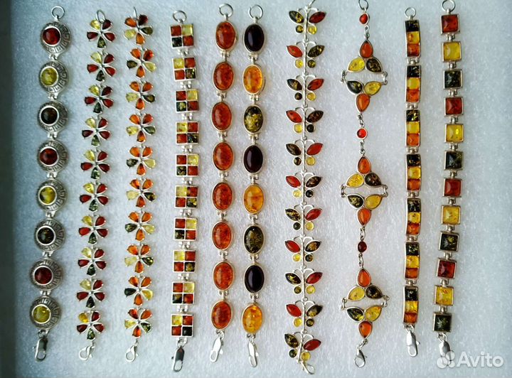 Янтарный браслет