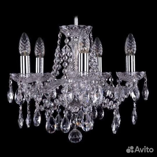 Люстра подвесная Богемия в спальню классика