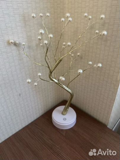 Новый светильник дерево теплый свет