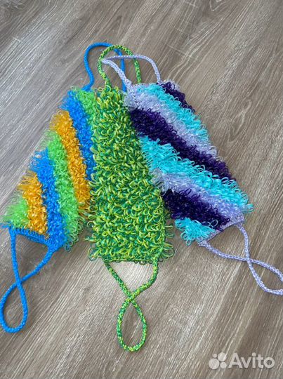 Мочалка ручной работы