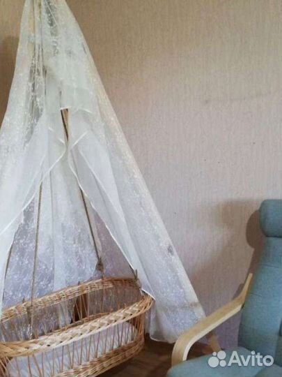 Люлька колыбель плетеная