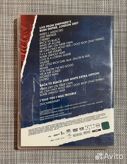 Amy Winehouse-I Told You I Was Trouble Japan DVD