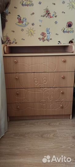 Детский комод с пеленальным столиком