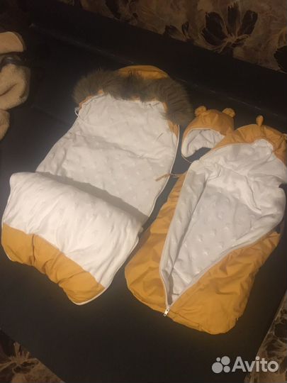 Детский конверт на выписку