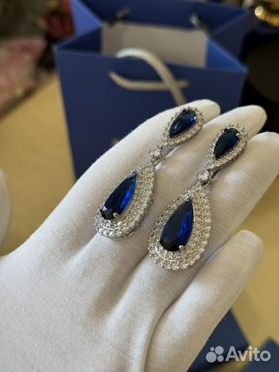 Серьги в стиле Swarovski, в упаковке