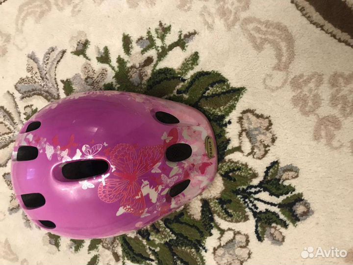 Каска для велосипеда для девочки