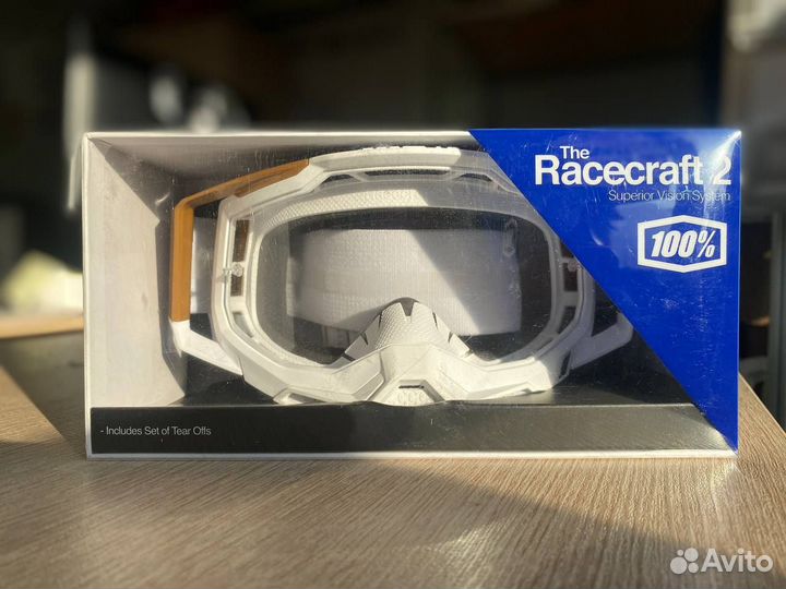 Очки 100 Racecraft 2 Goggle Mayfair / Clear Lens