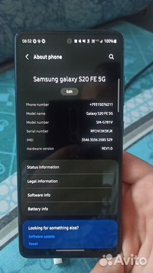 Samsung galaxy s20fe 5g (snapdragon)