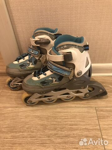 Роликовые коньки детские 31-34 раздвижные
