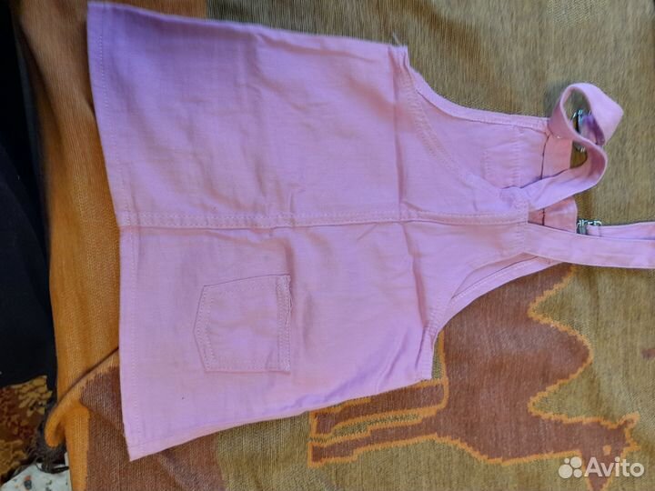 Джинсовый сарафан для девочки zara р. 110
