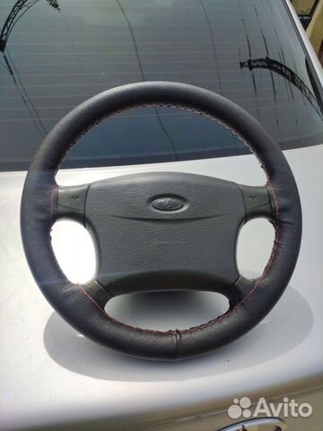 Руль priora с подушкой