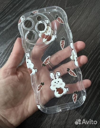 Новый чехол Заяц/Кролик Айфон iPhone 15 pro