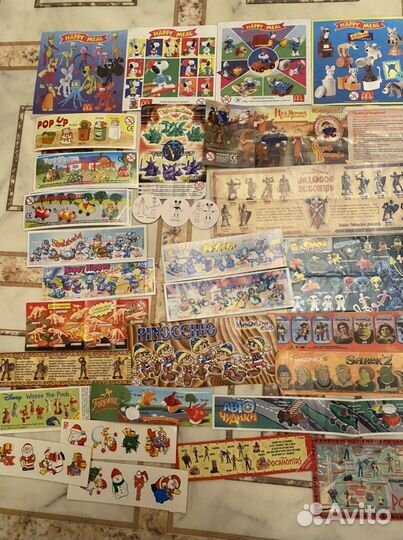 Киндер сюрприз вкладыши