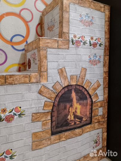 Декоративная печь на праздник