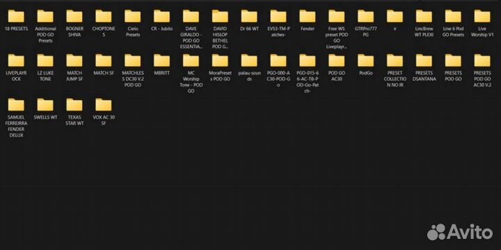 Line 6 Pod Go / Топовый пак пресетов