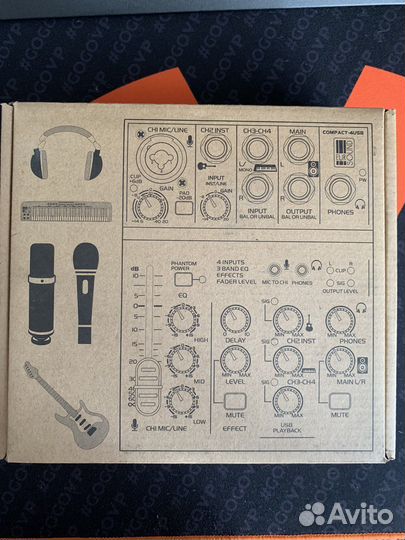 Микшерный пульт Eurosound Compact-4USB