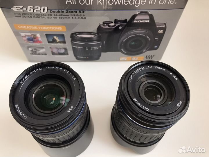 Зеркальный Olympus E-620 double kit
