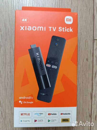 Андроид тв приставка Xiaomi TV Stick 4K