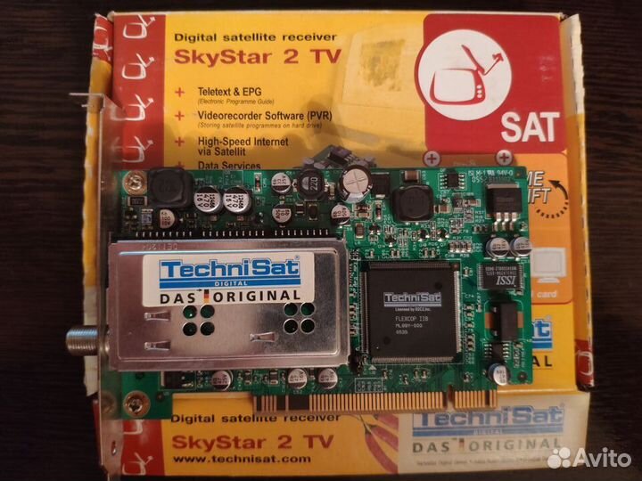 Спутниковая DVB-карта TechniSat SkyStar 2 TV PCI