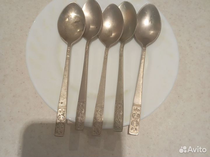 Чайные ложки мельхиор СССР