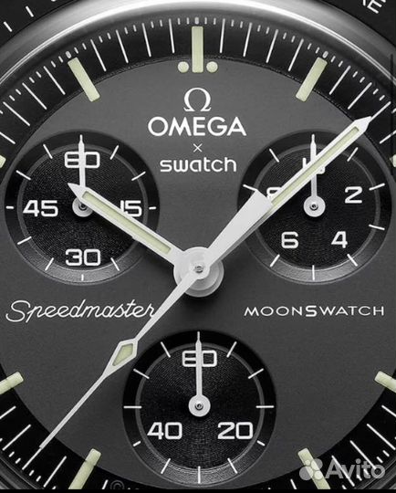 Часы swatch omega mission to Mercury