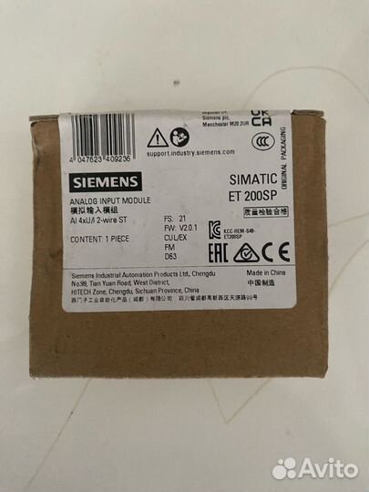 Siemens 6ES7134-6HD01-0BA1 модуль simatic