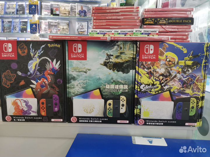 Nintendo switch Оled Zelda pokemon Splaton новые