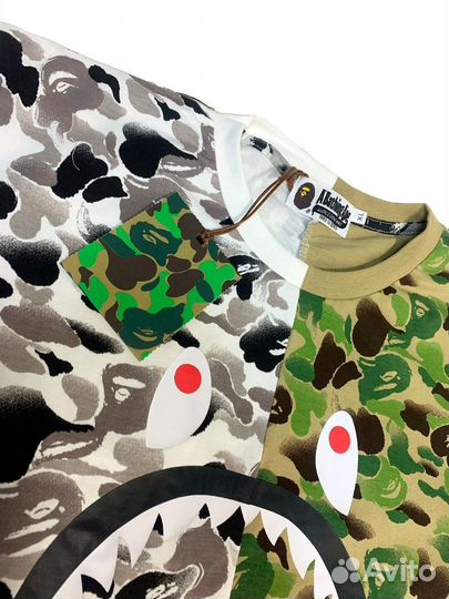 Футболка bape huge logo