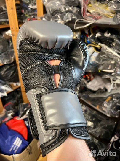 Боксерские перчатки Everlast Powerlock PU 2 Gray