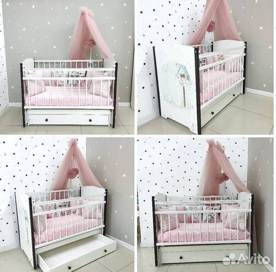 Детская кровать Детская кроватка для новорожденных