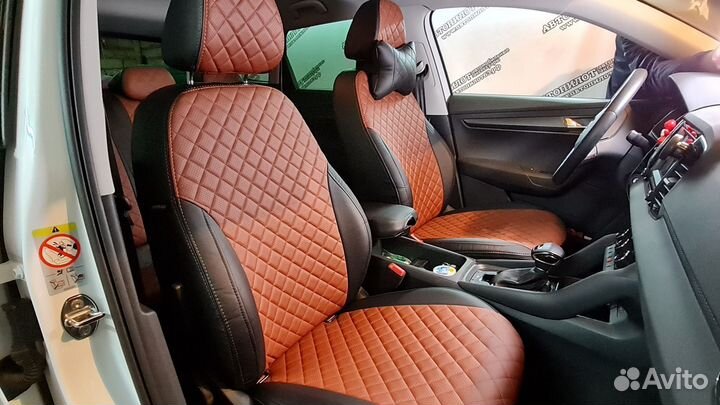 Автомобильные чехлы на Skoda Karoq (2017+)