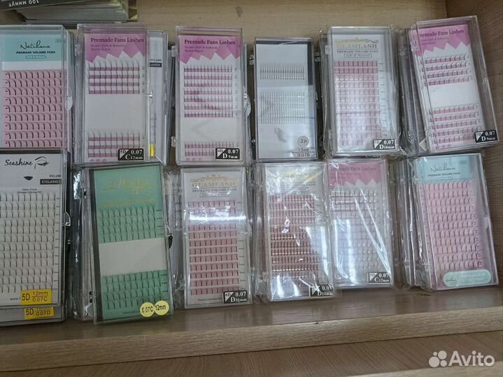 Ресницы для наращивания пучки