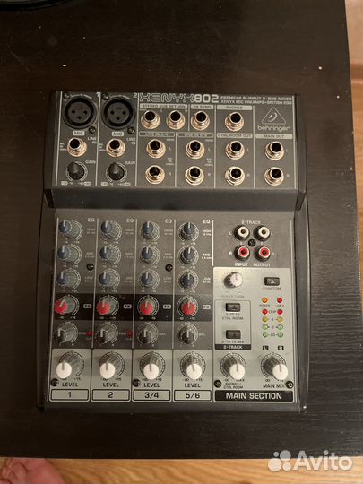 Микшерный пульт behringer xenyx 802