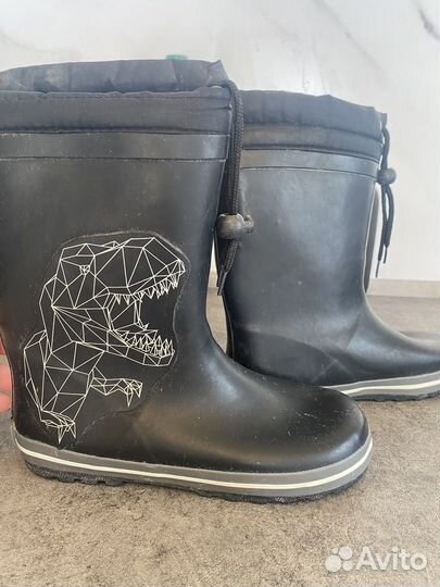 Детские резиновые сапоги 34
