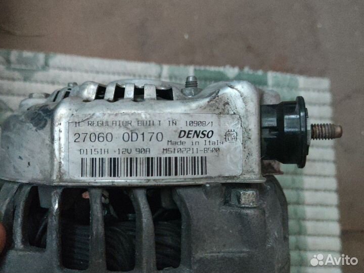 Генератор toyota avensis 1.8