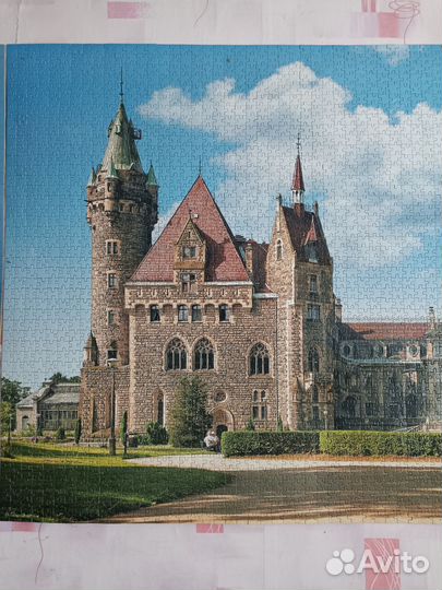 Картина из пазла (готовая), разные. Пазл большой