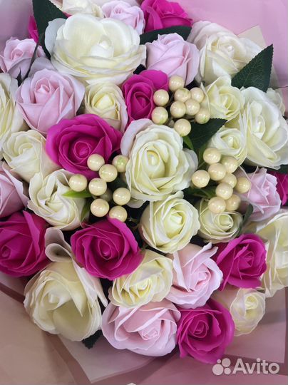 Букет цветов из мыла