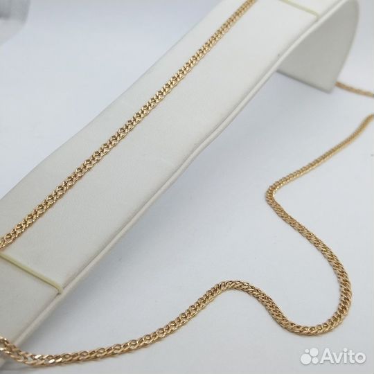 Золотая цепь полновесная Ромб двойной 585* (Комса)