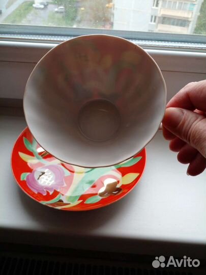 Чайная пара дулево Золотой олень