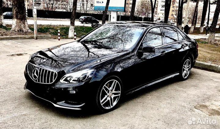 Решетка радиатора в стиле GT Хром Mercedes-Benz