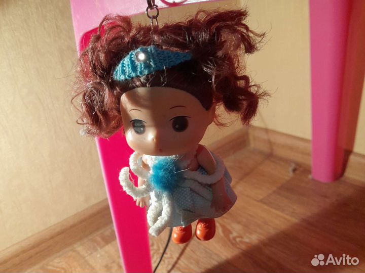 Кукла брелок новая