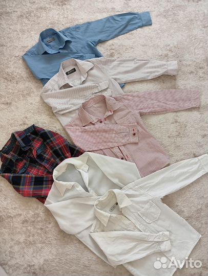 Рубашки 5-8 лет