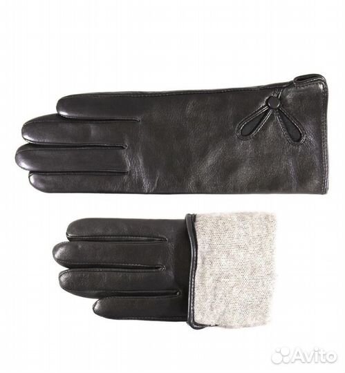 Перчатки женские кожаные новые
