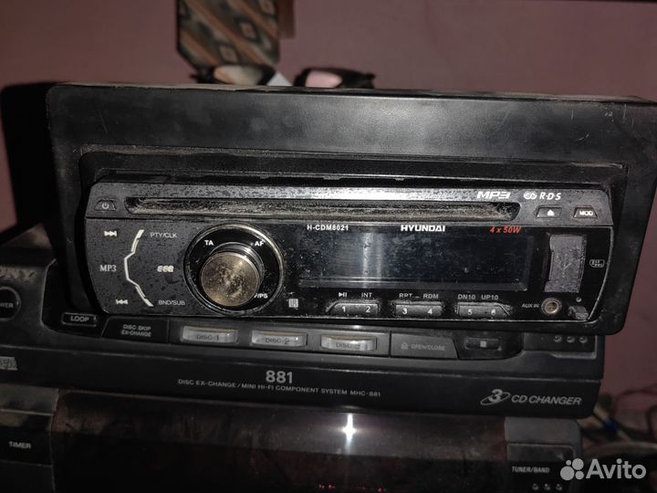 Магнитола 1 din hyundai