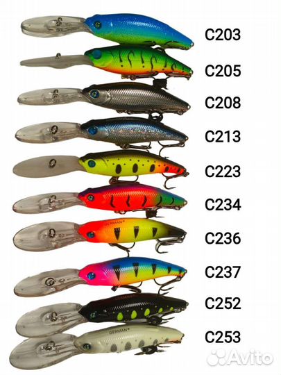 Воблер German Deep Witcher 75 мм