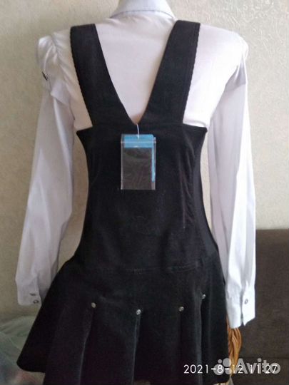 Блузка новая, Р 44,сарафан микровельвет Р 42