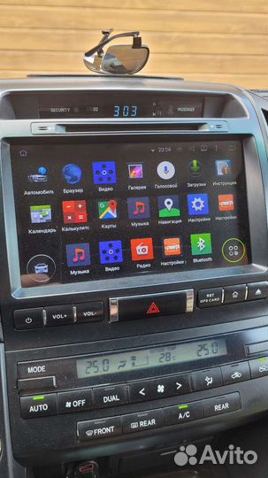 Головное устройство toyota lc 200 android 4.4